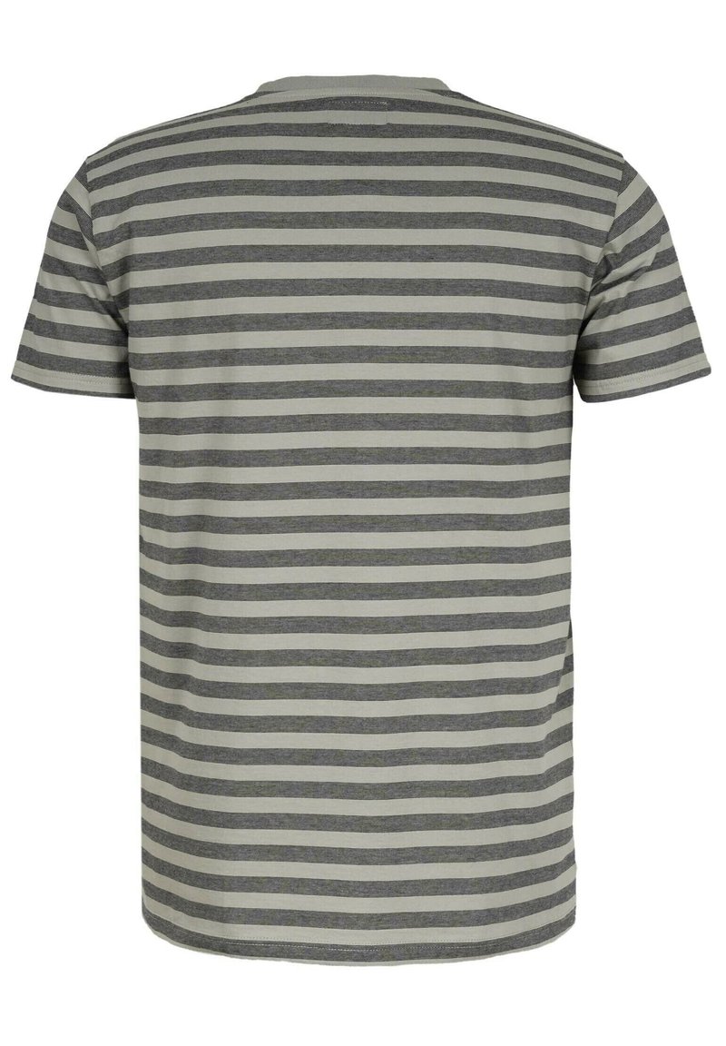 Herren T-Shirts basic | Honesty Rules ZIG ZAG T-Shirt print moos black/grün - ND27811 Herren T-Shirts basic | Honesty Rules ZIG ZAG T-Shirt print moos black/grün - ND27811