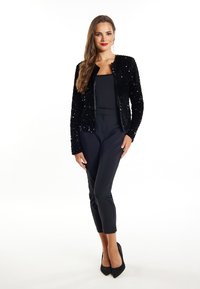 faina MIT PAILLETTEN TUXE - Sacou - schwarz