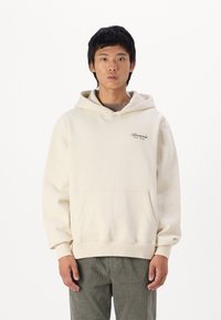 Abercrombie & Fitch SCRIPT LOGO - Felpa con cappuccio - birch