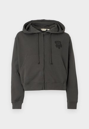 JOGGI UNIKKO PLACEMENT KIOSKI HOODIE UNISEX - Cipzáras pulóver - dark grey/black