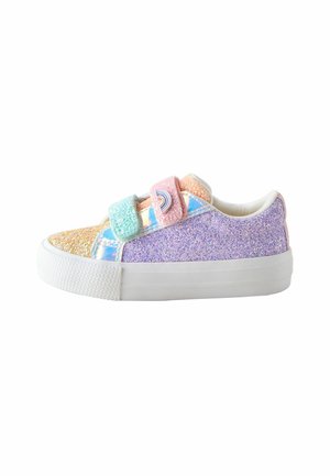 WIDE FIT- CHUNKY WITH TOUCH FASTENING - Zapatos de bebé - multi rainbow glitter