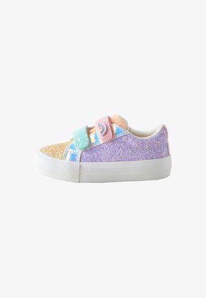 Next, WIDE FIT (G) FIT - CHUNKY TRAINERS WITH TOUCH FASTENING - Babyschoenen - multi rainbow glitter