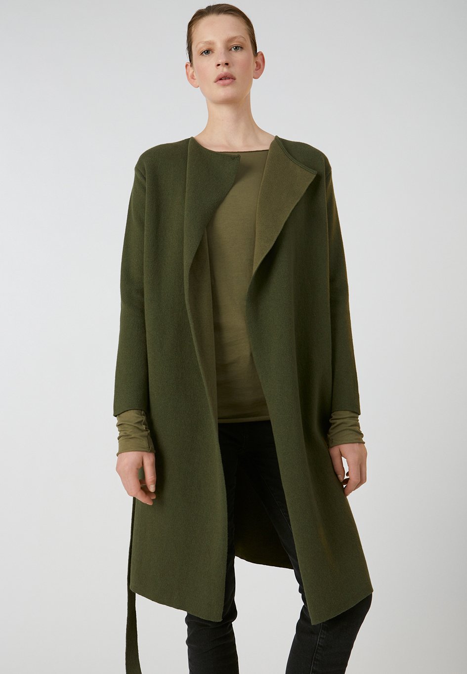 armedangels strickmantel