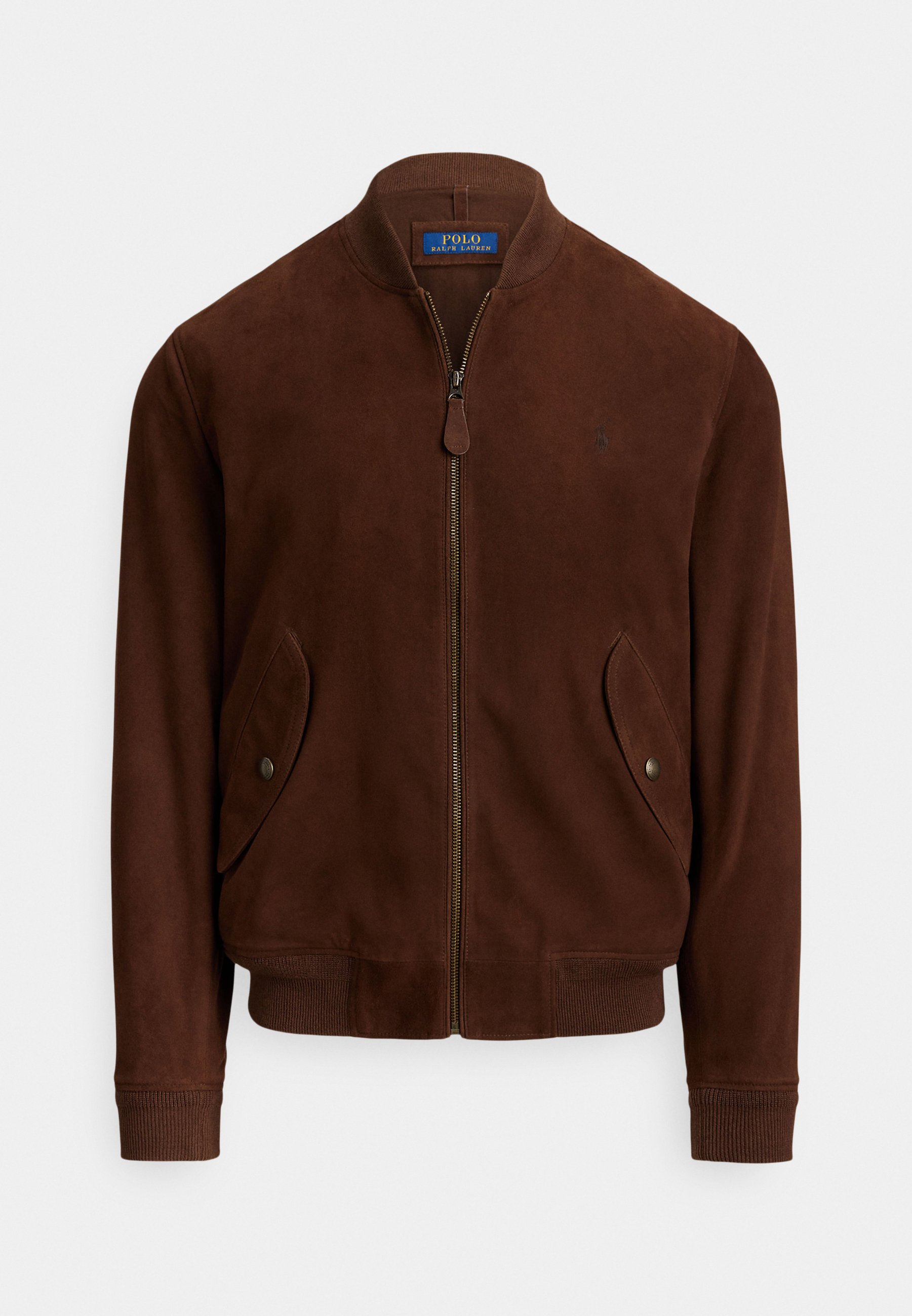 Polo Ralph Lauren SUEDE UTILITY JACKET - Leather jacket - dark