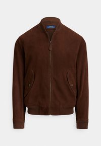 SUEDE FLIGHT JACKET - Bomber stiliaus striukė - cooper brown