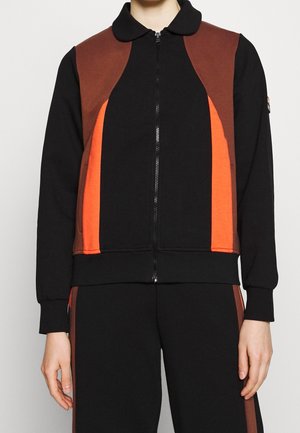 Sweater met rits - black