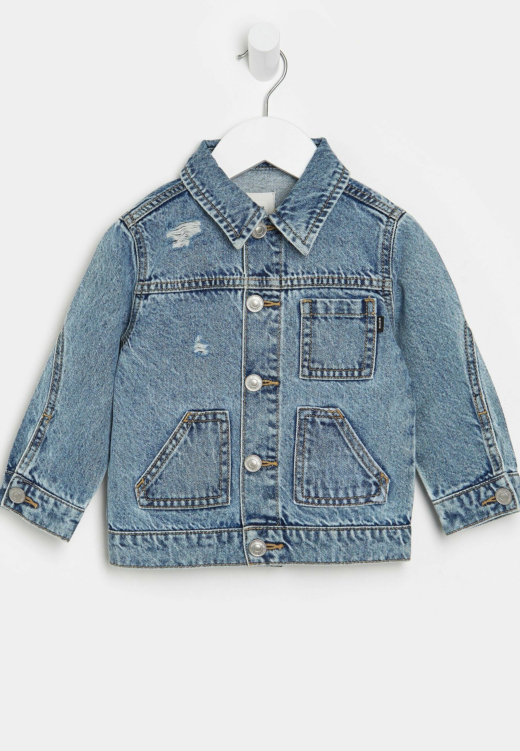 River Island Giacca di jeans - denim / light/blu - Zalando.it