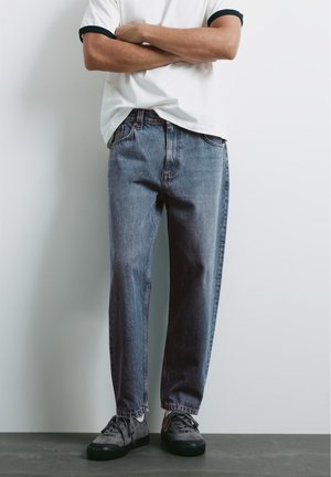 PULL&BEAR, STANDARD - JEANS - Jeans fuselé - mottled dark blue