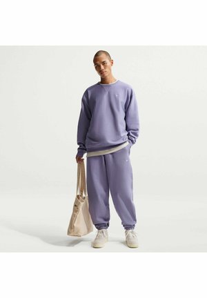 SOLO - Jogginghose - iron purple/white
