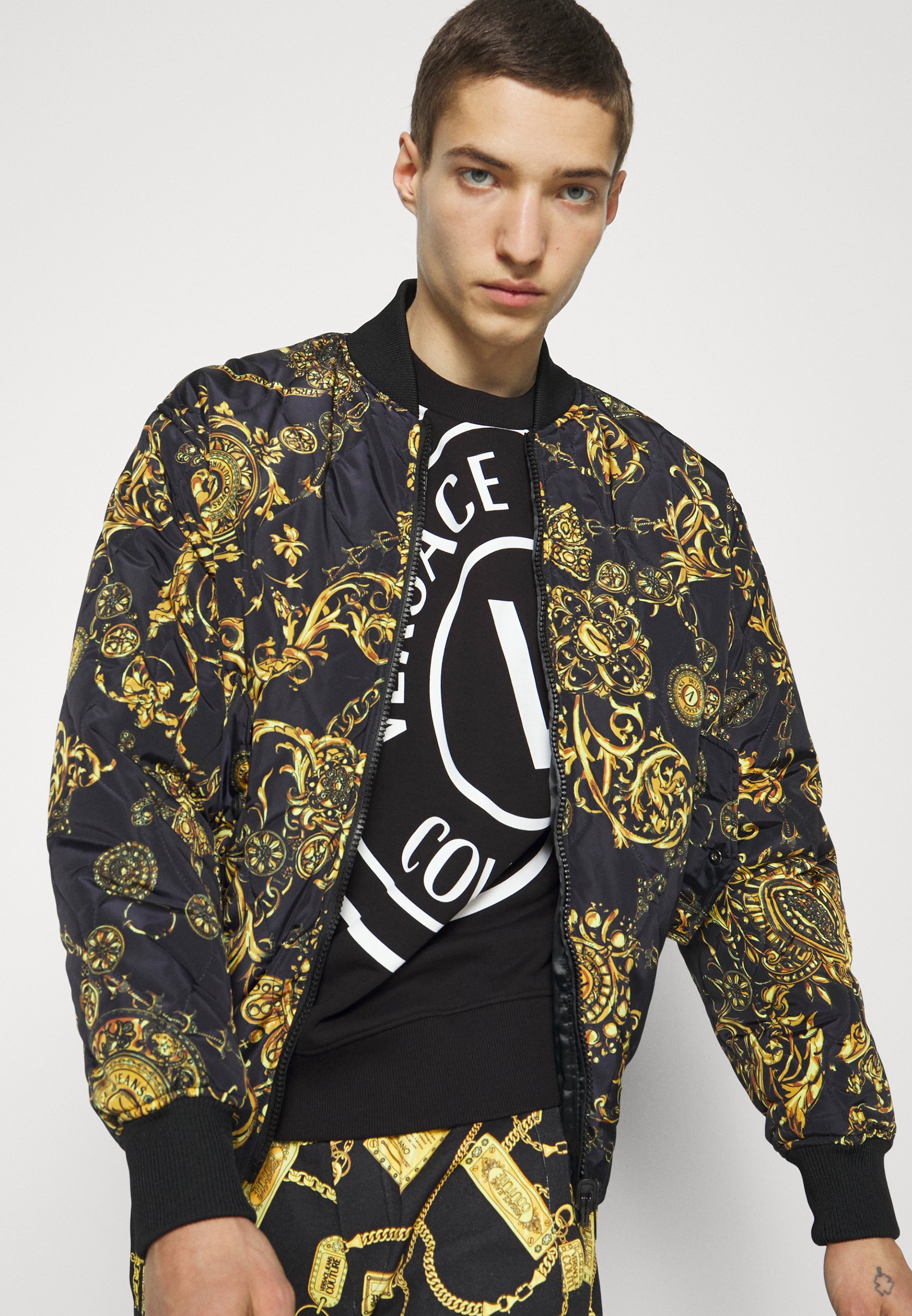 Versace Jeans Couture ORGANIC - Felpa - black/nero - Zalando.it