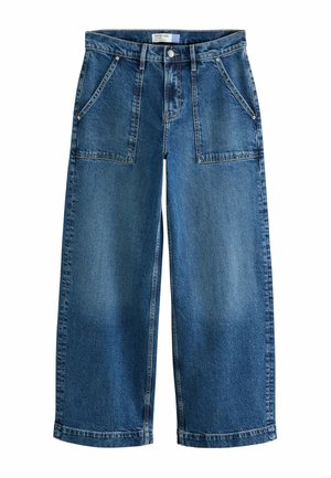 Next, UTILITY WIDE LEG JEANS - Wide Leg - dark blue
