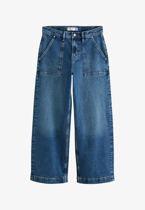 Next, UTILITY WIDE LEG JEANS - Wide Leg - dark blue