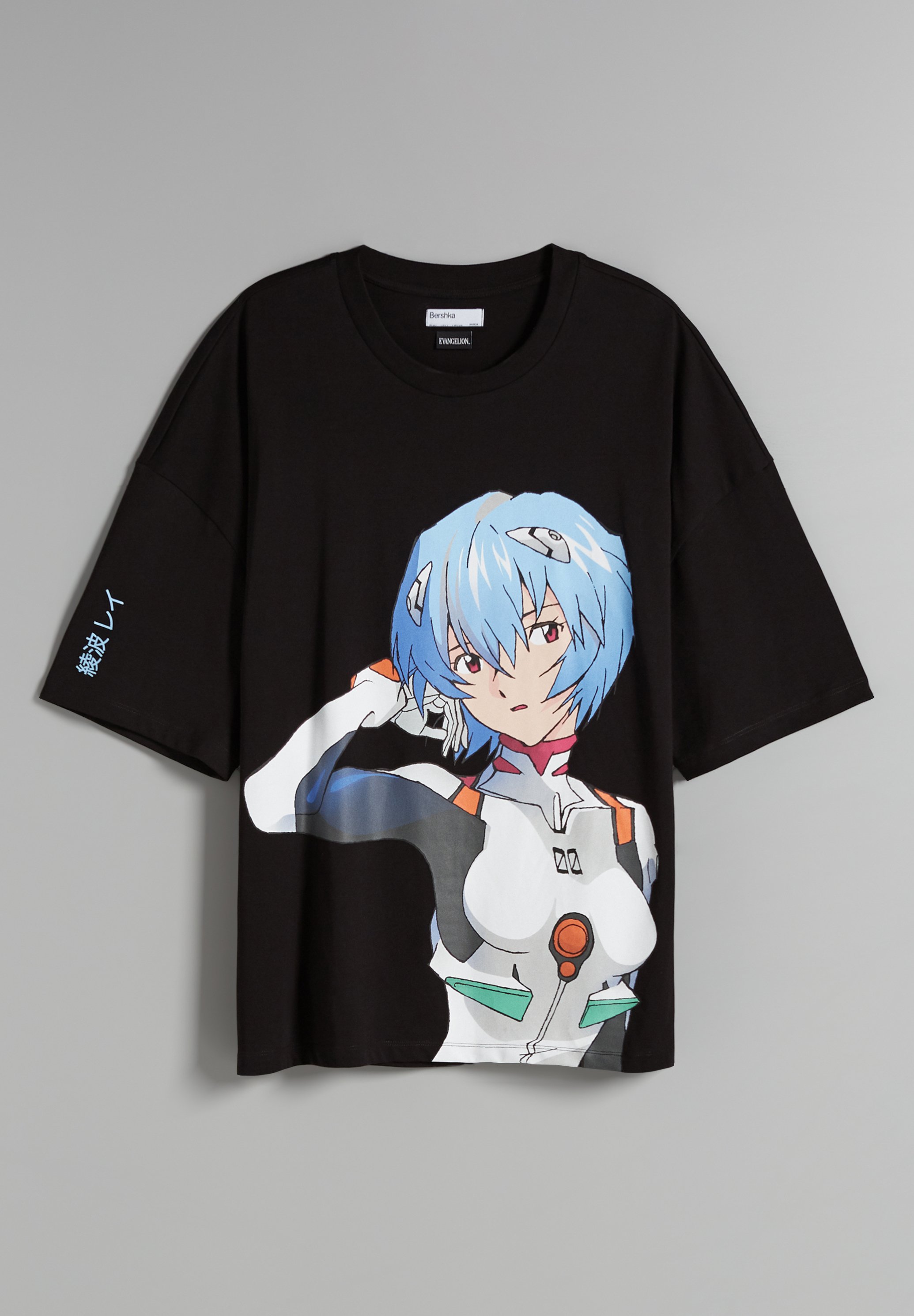 evangelion t shirt bershka