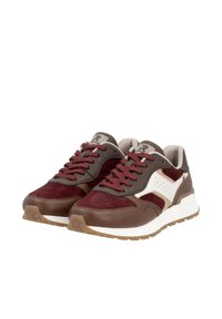 Rieker Sport Baskets basses - zimtbraun rubinrot