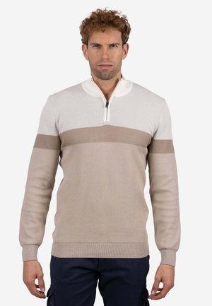 MEDIA RAYAS  - Jersey de punto - beige