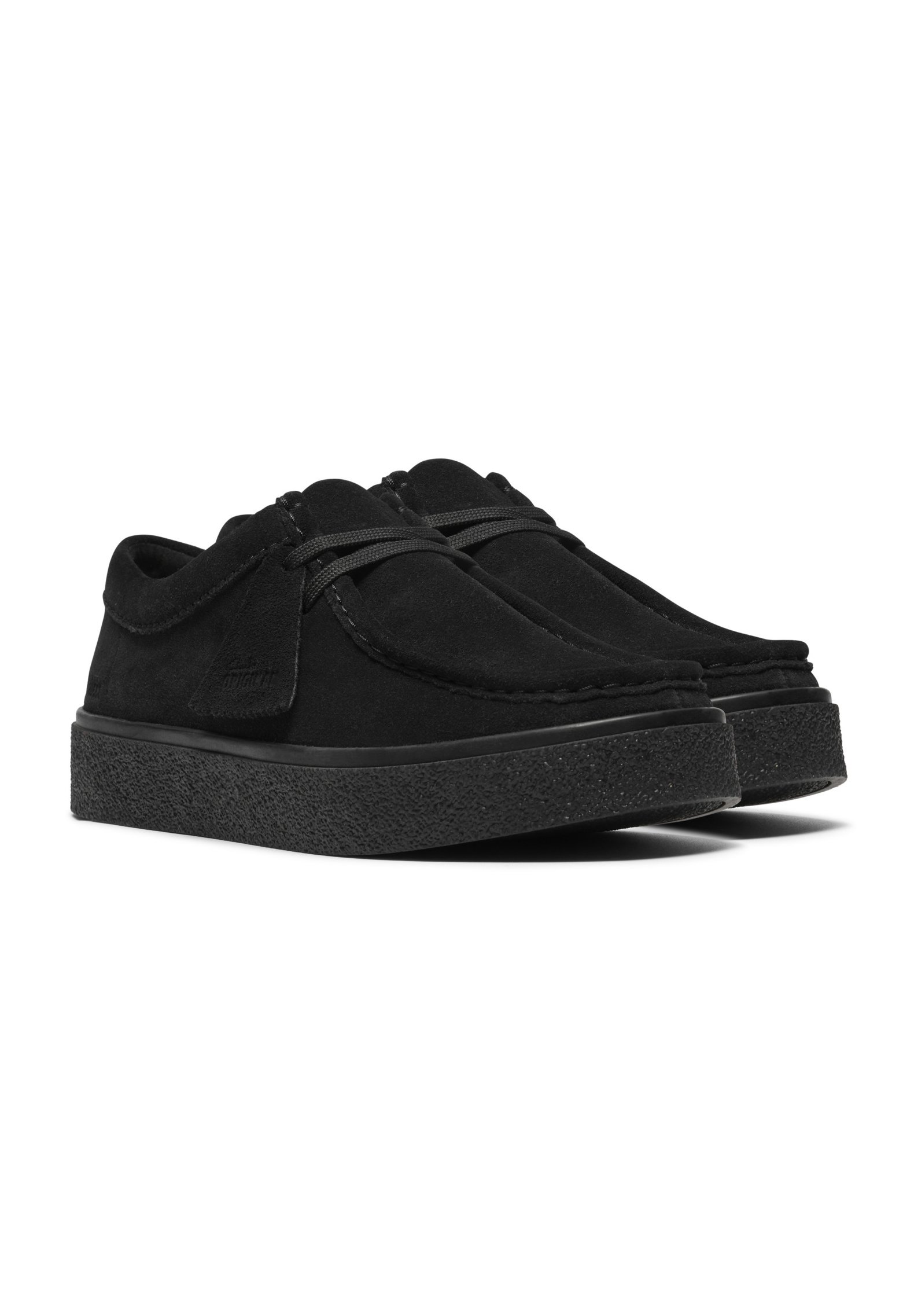 Clarks Originals BOXBEE WALLA - Casual lace-ups - black black