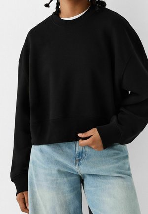 Sweatshirt - black denim