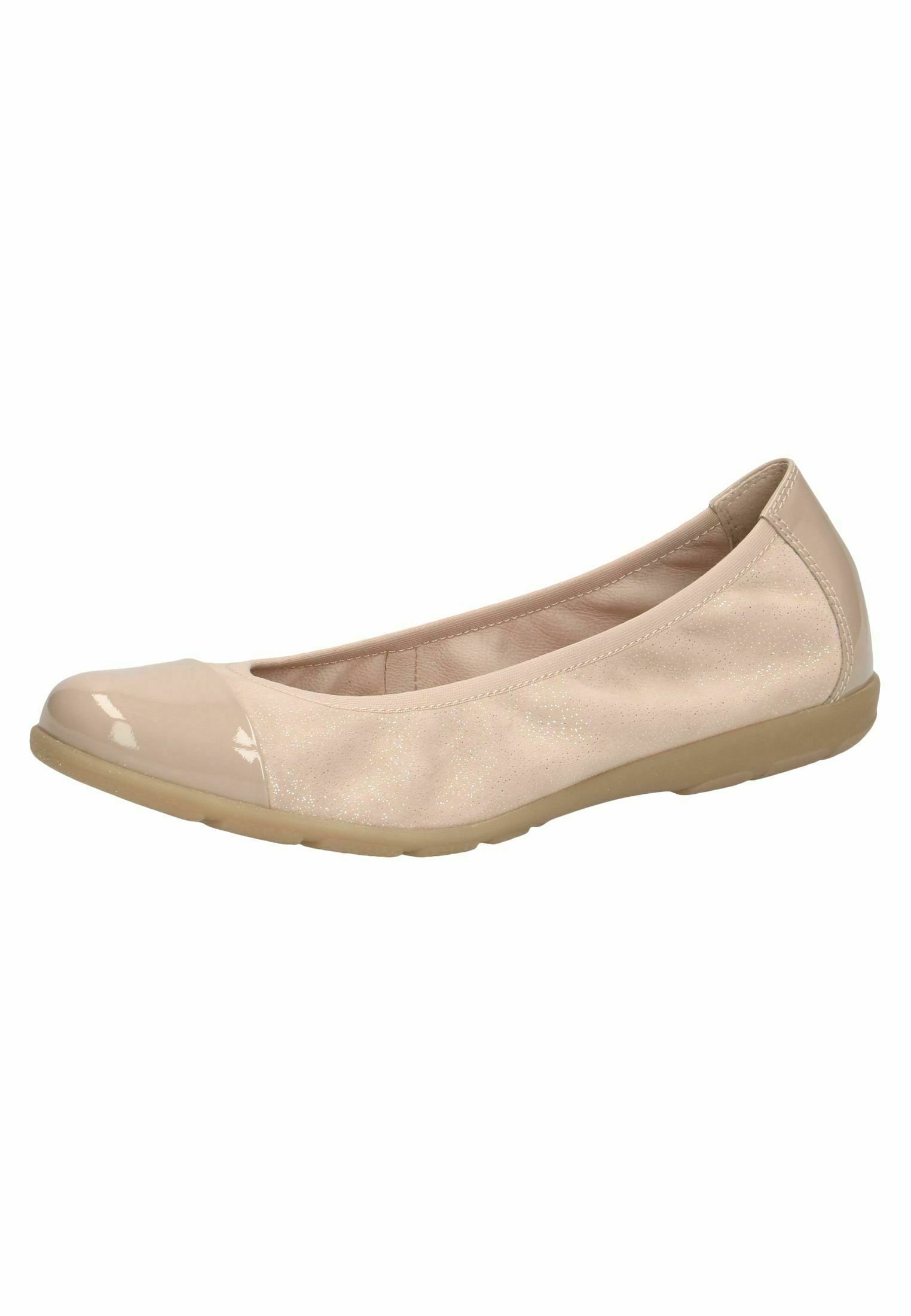 cream colored ballet flats