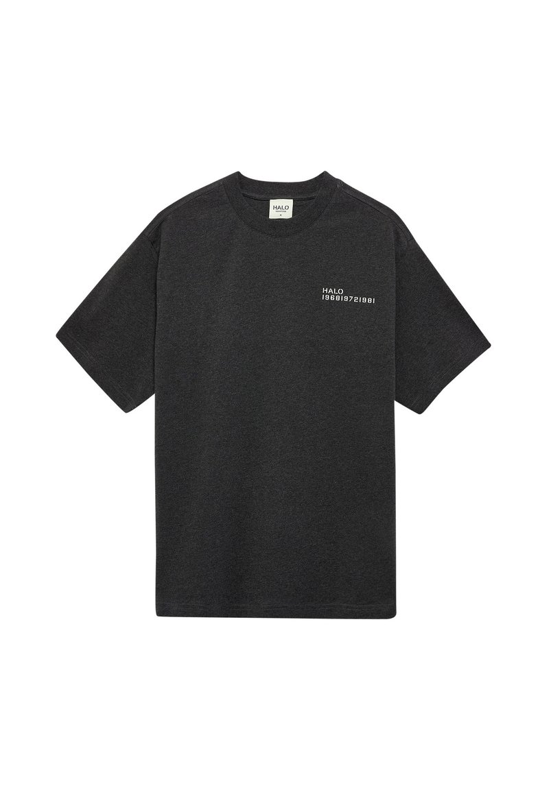 Halo T-shirt basic donkergrijs
