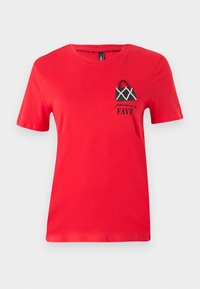 ONLKITA LIFE - T-shirts med print - true red