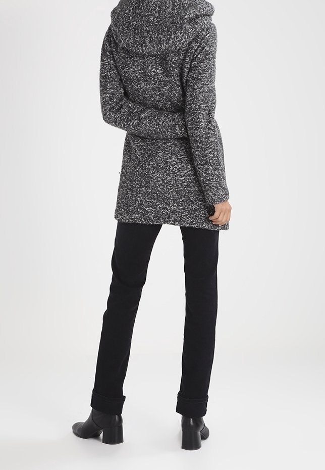 ONLY Cappotto classico - mottled dark grey