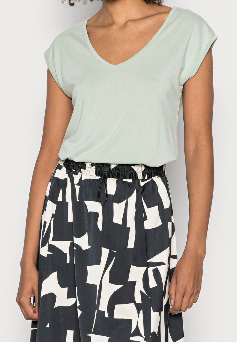 Pieces T-shirt basique - light green