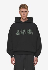 Pegador BLEEK BOXY HOODIE - Džemperis ar kapuci - washed black
