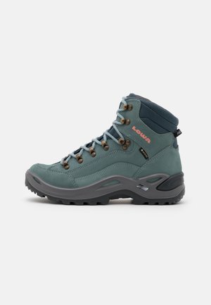 Lowa RENEGADE GTX MID WS - Chaussures de marche - eisblau/lachs