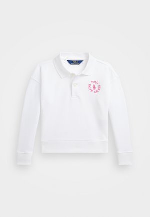 Polo Ralph Lauren LOGO FRENCH TERRY POLO SWEATSHIRT - Sudadera - white