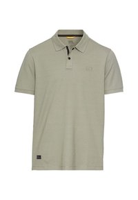 Lys grøn polo skjorte lavet af bomuld, med krave, to knapper og et lille logo patch på brystet. Kortærmet, klassisk pasform.