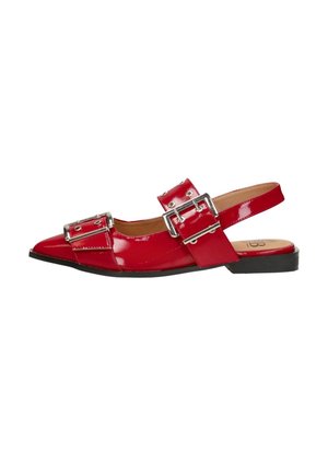 Slingback ballerina´s - rood