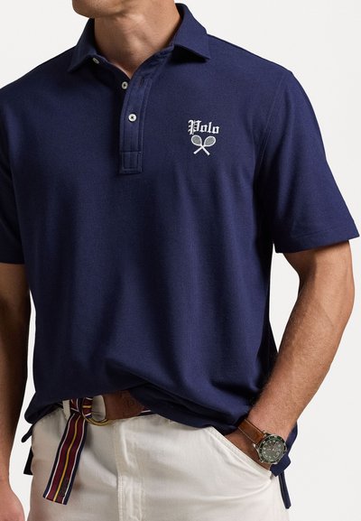Polo Ralph Lauren CLASSIC FIT TENNIS CREST MESH POLO SHIRT - Polokošeľa - cruise navy