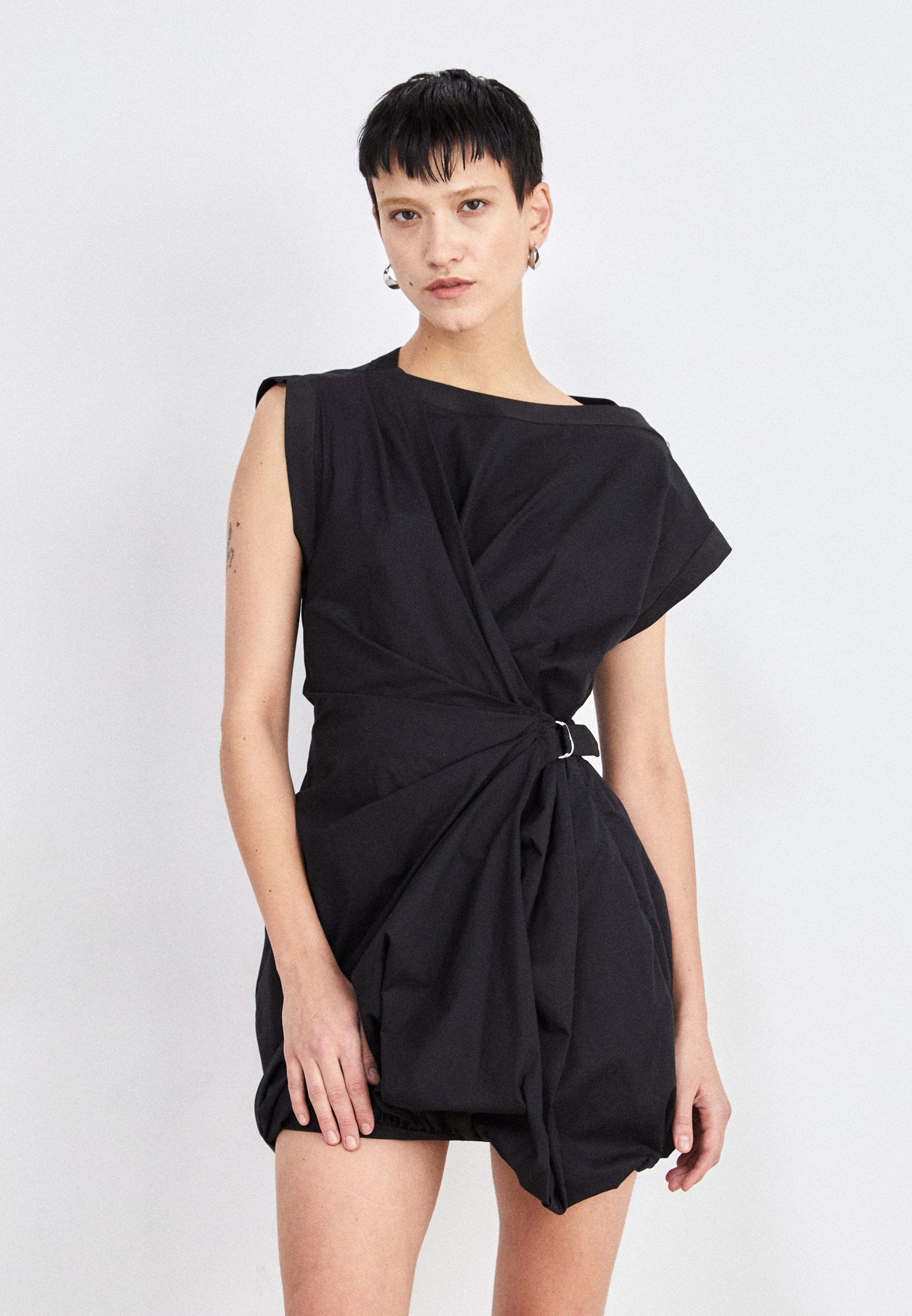 ワンピース PINKO Elliot cotton dress Nero Pinko ELLIOT ABITO - Freizeitkleid - nero limousine/schwarz