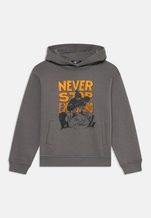 OVERSIZED HOODIE GRAPHIC UNISEX - Džemperis su gobtuvu - smoked pearl