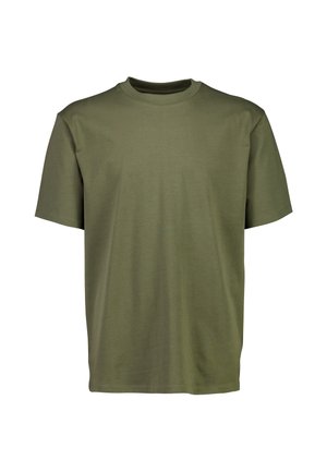 Lindbergh, O-NECK TEE OVERSIZE S/S - Basic T-shirt - dusty army