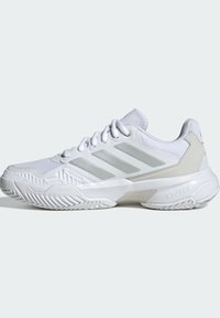 adidas Performance COURTJAM CONTROL - Teniso bateliai įvairiai dangai - cloud white   silver metallic   grey one
