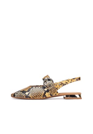 VESCIA - Tacones - yellow black