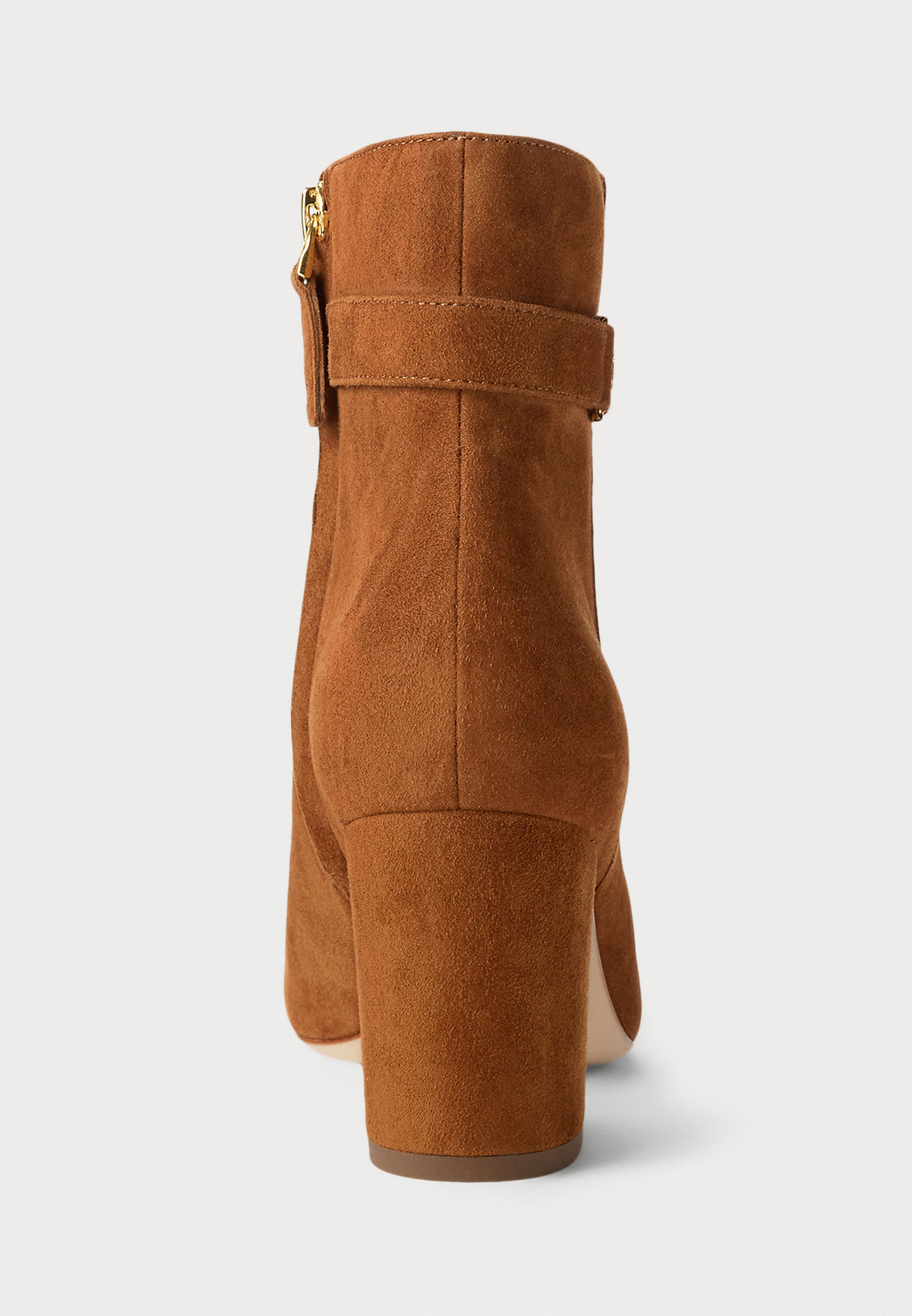 (取寄) ローレン ラルフローレン レディース ケリー スエード ブーティ ヒール Lauren Ralph Lauren women Kellie Suede Bootie Heel Lauren Tan Lauren Ralph Lauren KELLIE SUEDE BOOTIE HEEL - High heeled ankle