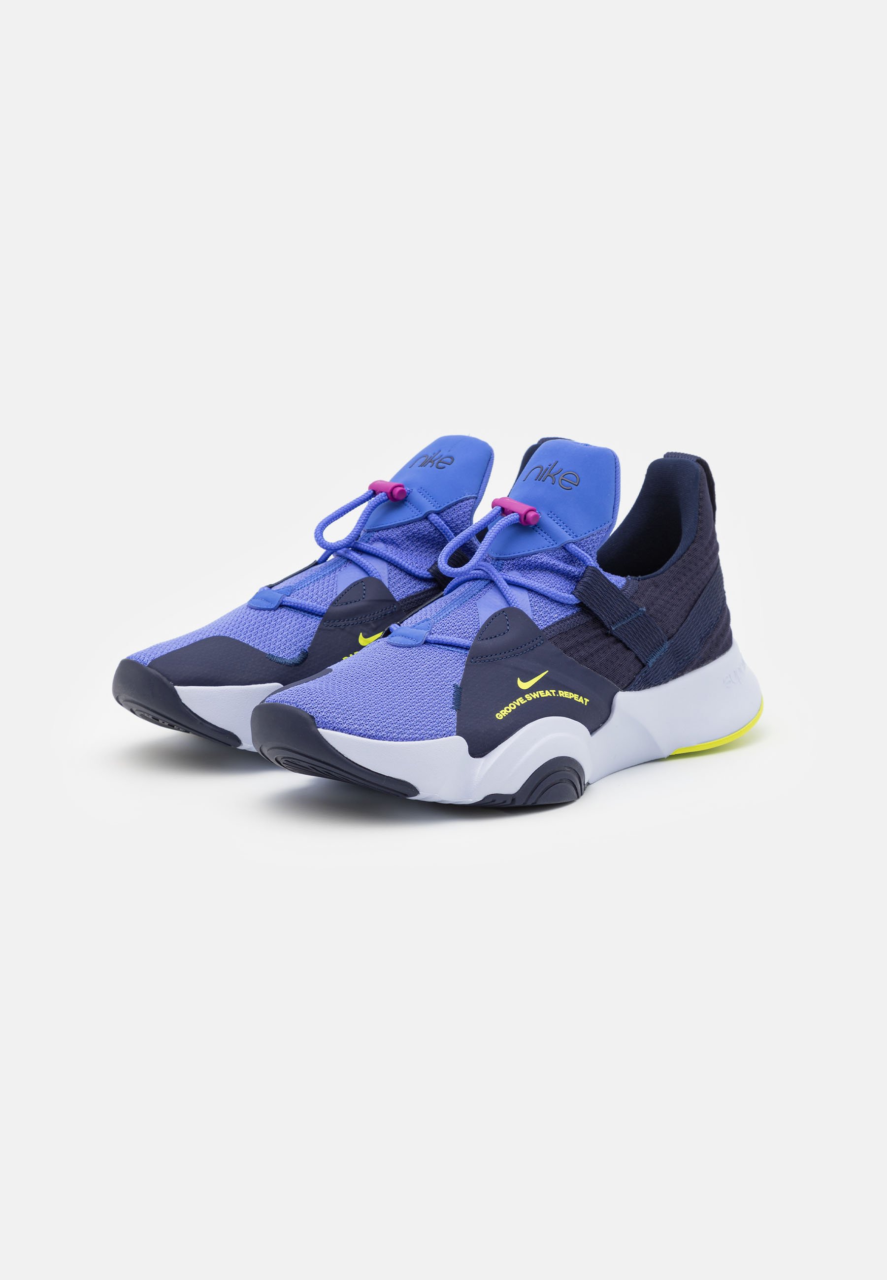 Nike Performance SUPERREP GROOVE - Trainingsschuh - blackened  blue/cyber/sapphire/ghost/dunkelblau - Zalando.de