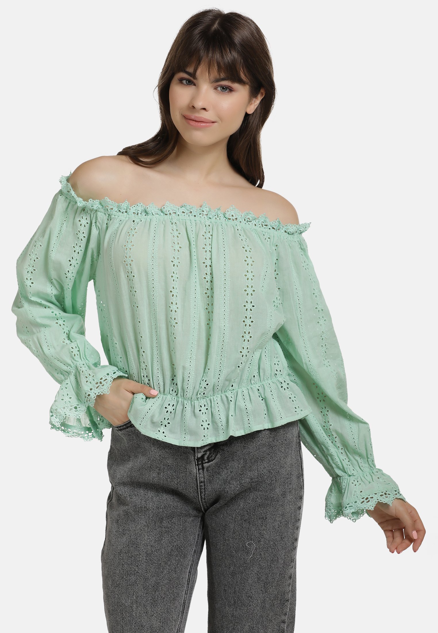 myMo BLUSE - Camicetta - mint/verde - Zalando.it