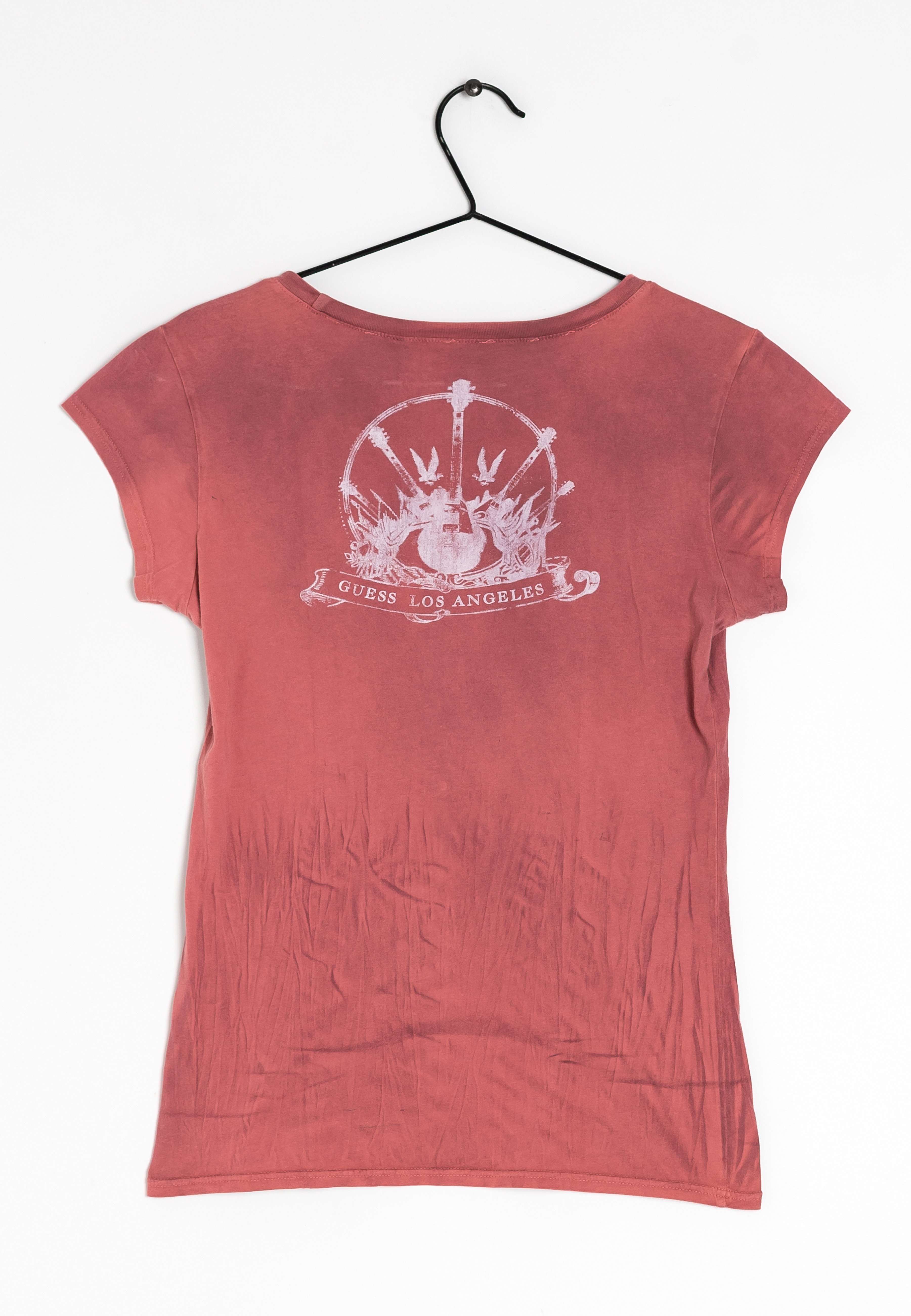Print T-shirt - red/black/neon green 