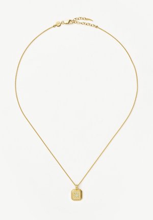 MARCH BIRTHSTONE PENDANT  - Kaelakee - gold