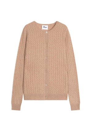 ROUND NECK - Gilet - heather camel