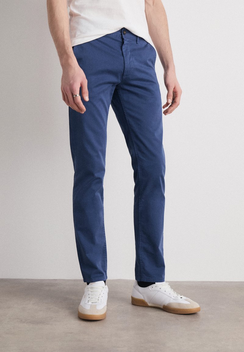 BOSS SLIM - Pantaloni chino - dark blue fourteen