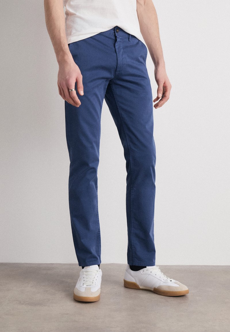 BOSS - SLIM - Chino - dark blue fourteen, Vergrößern