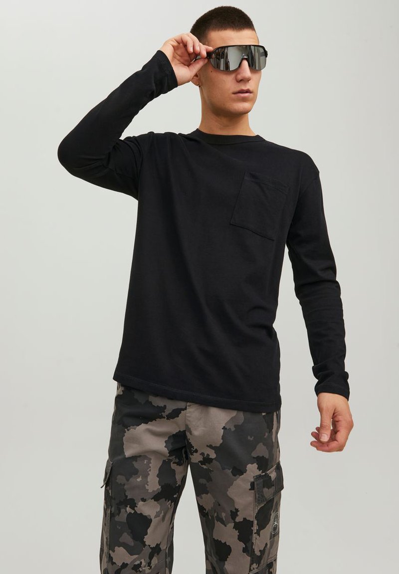 JACK & JONES Jjgeplas Tee LS Crew Neck Jnr Para Hombre