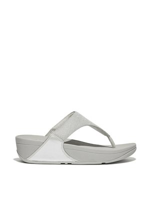 LULU SHIMMERLUX - Sandales tongs - silver  coloured