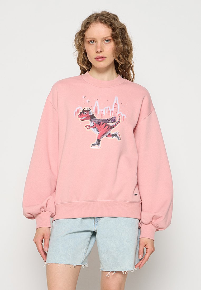 Coach Sweater donkerroze