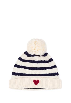 MIT STREIFEN - Beanie - marshmallow soir