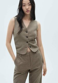 Mango Pantalones - khaki